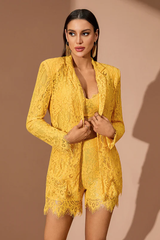 Géraldine Floral Lace Matching Set | Dress In Beauty