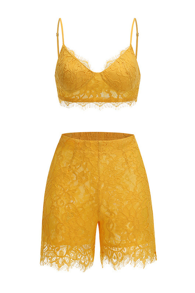 Géraldine Floral Lace Matching Set | Dress In Beauty