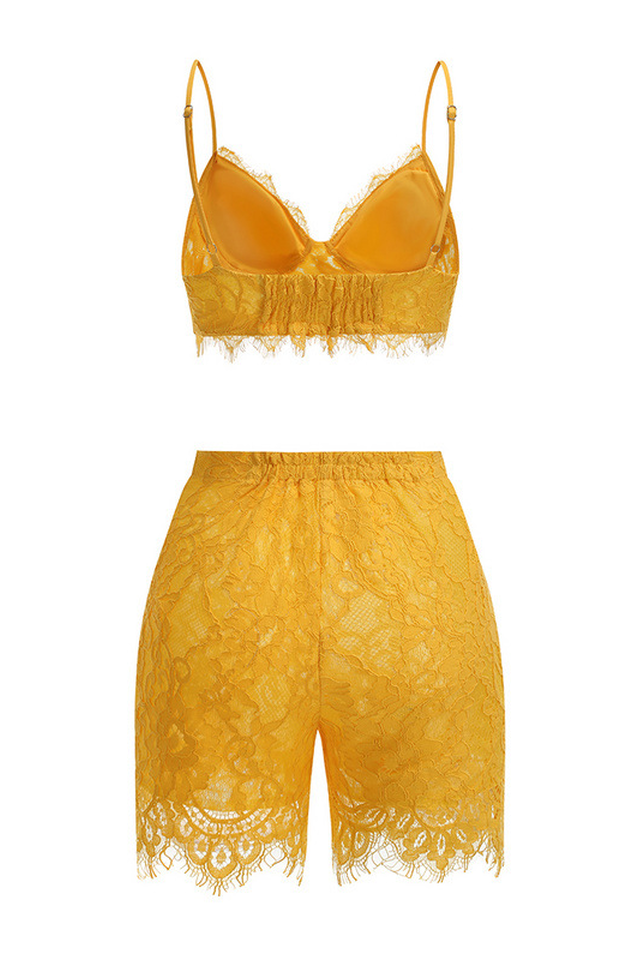 Géraldine Floral Lace Matching Set | Dress In Beauty