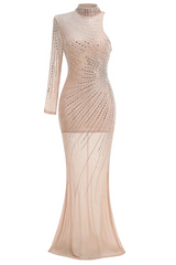 Harini One Sleeve Embellished Maxi Dress | Dress In Beauty
