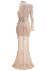 Harini One Sleeve Embellished Maxi Dress | Dress In Beauty