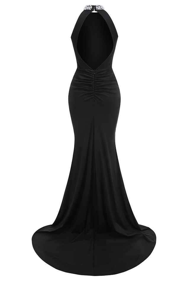 Nicoletta Halterneck Pearl Prom Maxi Dress | Dress In Beauty
