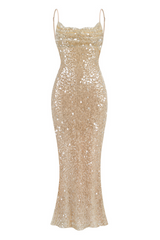 Swann Sequin Slip Maxi Dress | Dress In Beauty