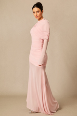 Glacian Long Sleeve Mesh Maxi Dress | Dress In Beauty
