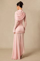 Glacian Long Sleeve Mesh Maxi Dress | Dress In Beauty