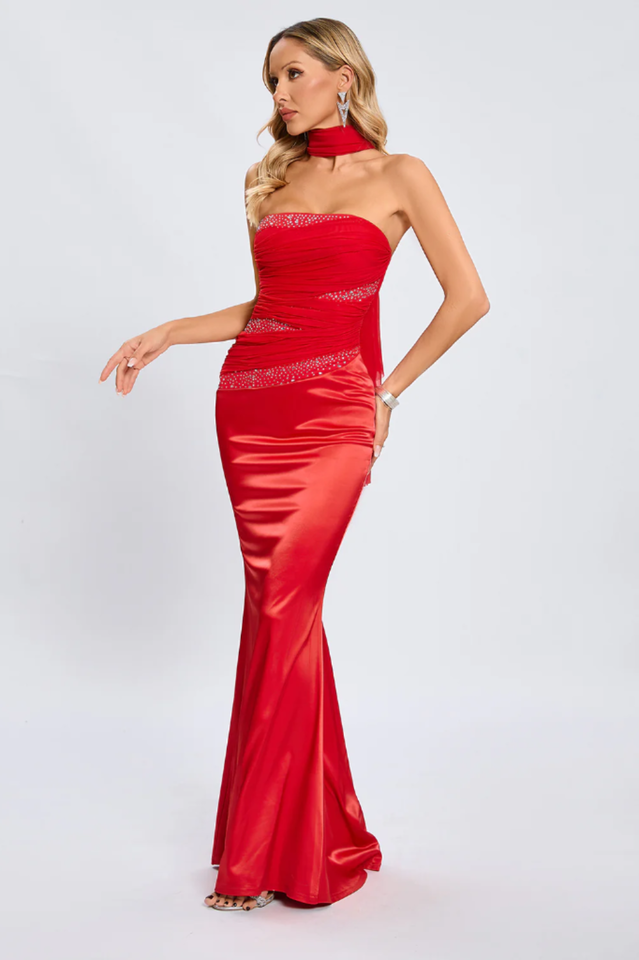 Sleeveless Mermaid Evening Maxi Dress | Dress In Beauty