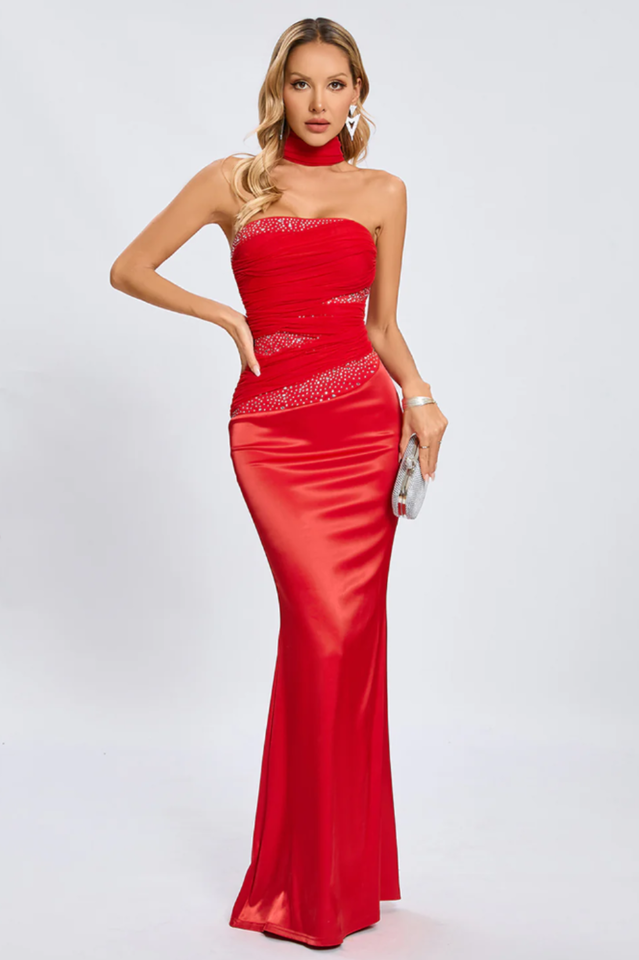 Sleeveless Mermaid Evening Maxi Dress | Dress In Beauty