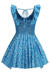 Floral Scoop Neck Ruffle Dress | Dress In Beauty