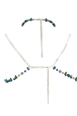 Linden Fringe Gemstone Beaded Bralette | Dress In Beauty