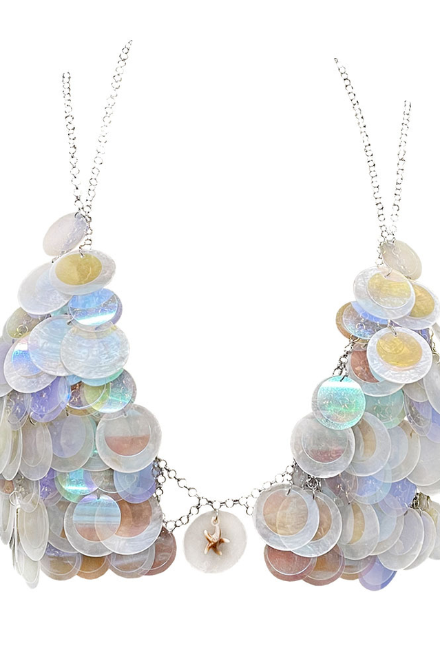 Sparkling Pearl Beaded Top | Dress In Beauty