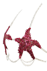 Star Crystal Chain Bra Top | Dress In Beauty