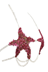 Star Crystal Chain Bra Top | Dress In Beauty