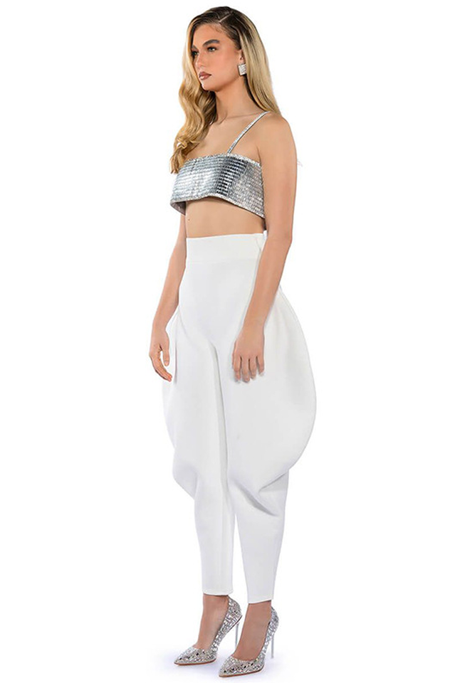 Disco Ball Mirror Bralette | Dress In Beauty
