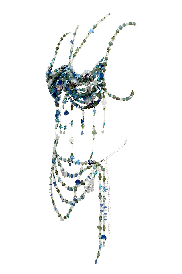 Handmade Crystal Beaded Bralette Set | Dress In Beauty