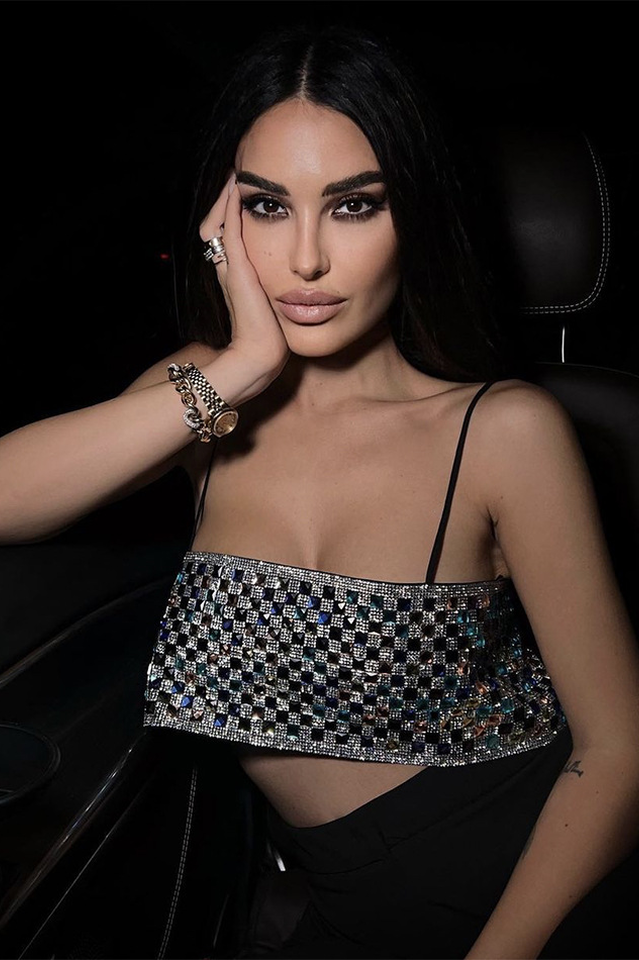 Glamour Shot Embellished Crop Top | Dress In Beauty