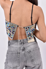 Glamour Shot Embellished Crop Top | Dress In Beauty