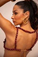 Wooden Beaded Top | Dress In Beauty