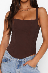 Structured Crepe Corset Top | Dress In Beauty