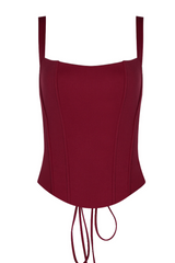 Structured Crepe Corset Top | Dress In Beauty