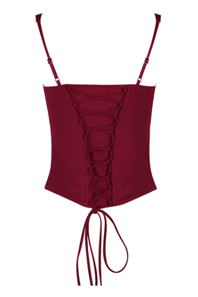 Structured Crepe Corset Top | Dress In Beauty