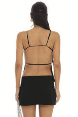 Sequin Open Back Top | Dress In Beauty