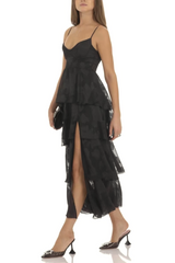 Floral Ruffle A-line Maxi Dress | Dress In Beauty