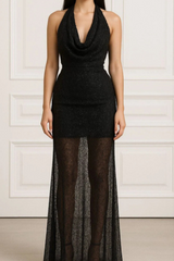 Elysia Mesh Maxi Dress