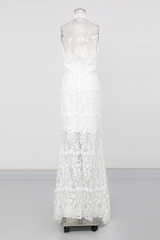 Soft Opulence Embroidered Halter Maxi Dress | Dress In Beauty