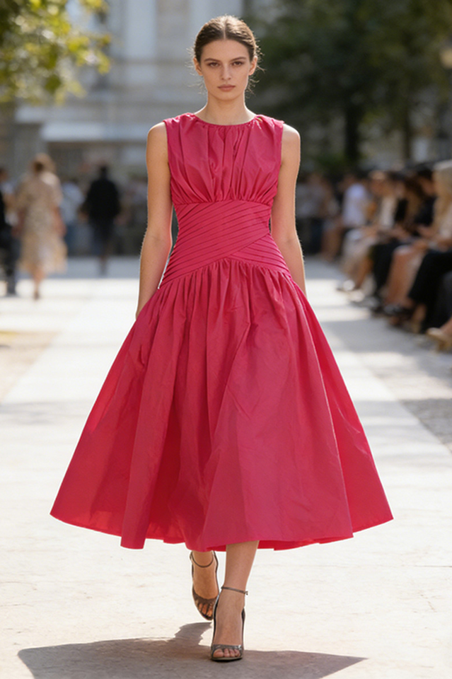 Agatha Knot Waist Midi Dress | Dress In Beauty