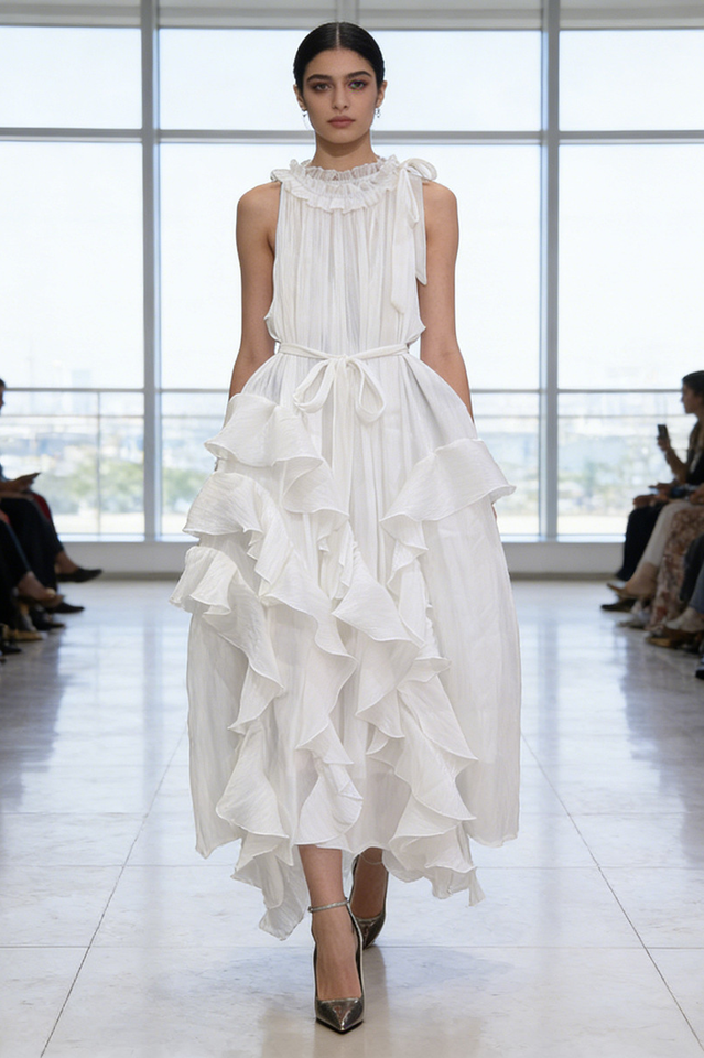 Riviera Asymmetric Maxi Dress | Dress In Beauty