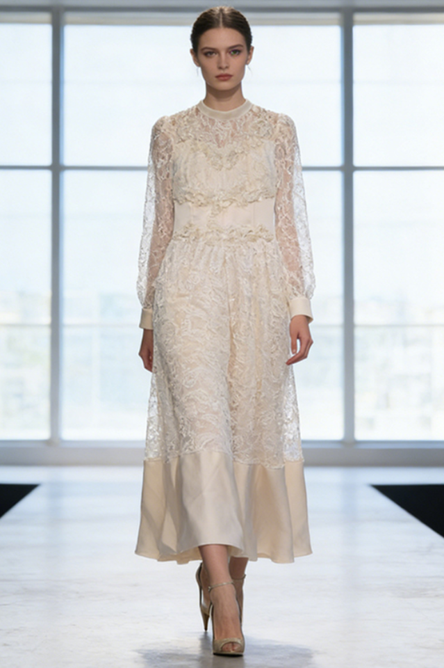 Deep Dreams Lace Embroidered Maxi Dress | Dress In Beauty