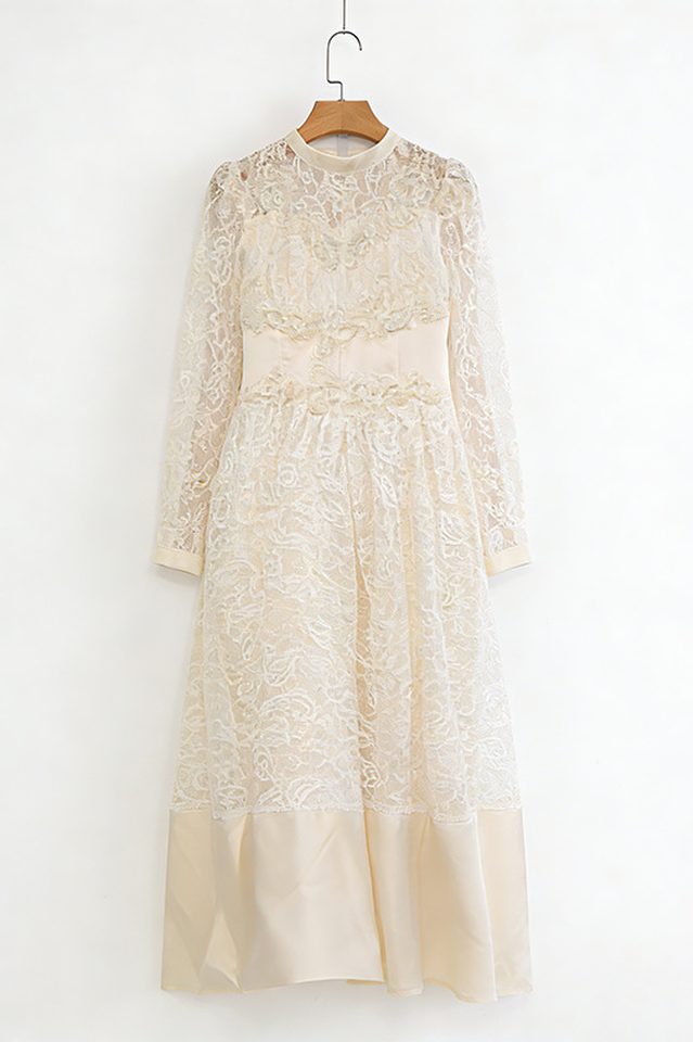Deep Dreams Lace Embroidered Maxi Dress | Dress In Beauty