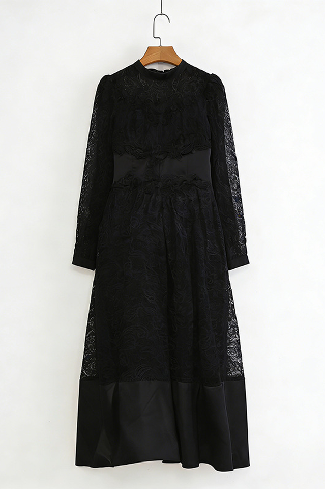 Deep Dreams Lace Embroidered Maxi Dress | Dress In Beauty