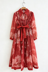 Jolie Ruffle Mesh Maxi Dress | Dress In Beauty