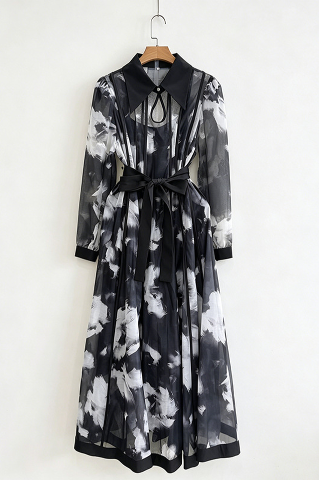 Jolie Ruffle Mesh Maxi Dress | Dress In Beauty