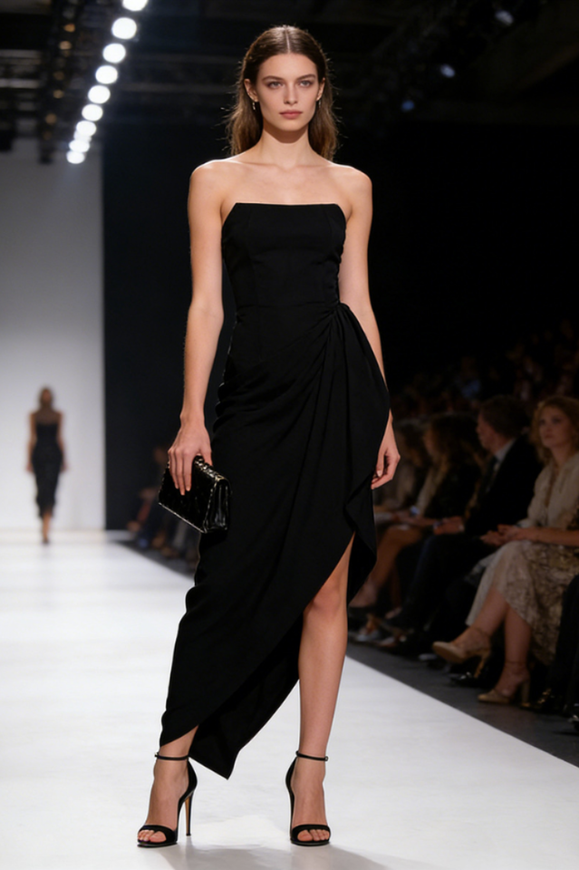 Wanda White Asymmetrical Ruched Midi Dress | Dress In Beauty