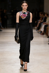 Sequin Detail Mxai Dress With Gloves | Dress In Beauty