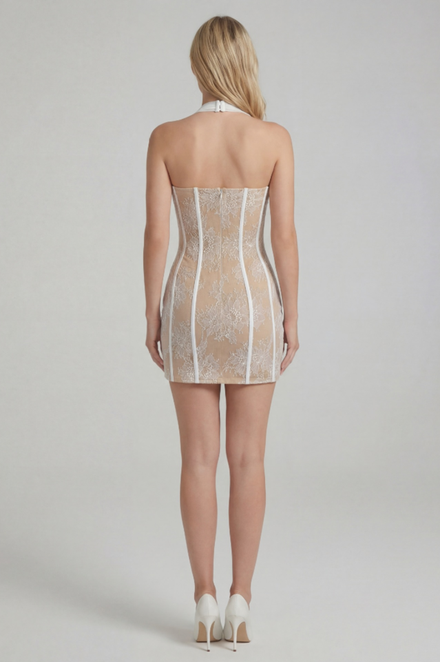Halter Lace Dress | Dress In Beauty