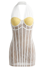 Halter Lace Dress | Dress In Beauty