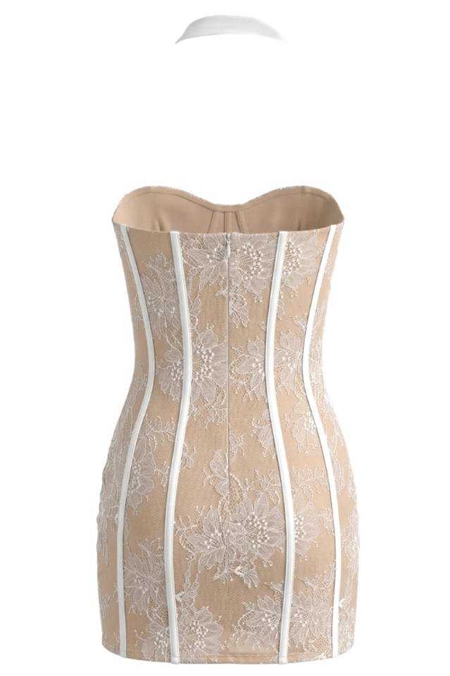 Halter Lace Dress | Dress In Beauty