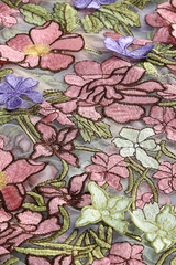 Sorrento 3D Floral Strapless Maxi Dress