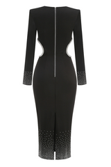 Rigby Crystal Embellished Cutout Midi Dress | Dress In Beauty