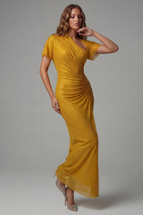 Rhinestone Embellished Drape Maxi Dress | Dress In Beauty