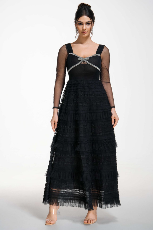 Amina Glam Maxi Dress | Dress In Beauty