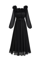 Appliques Maxi Dress | Dress In Beauty