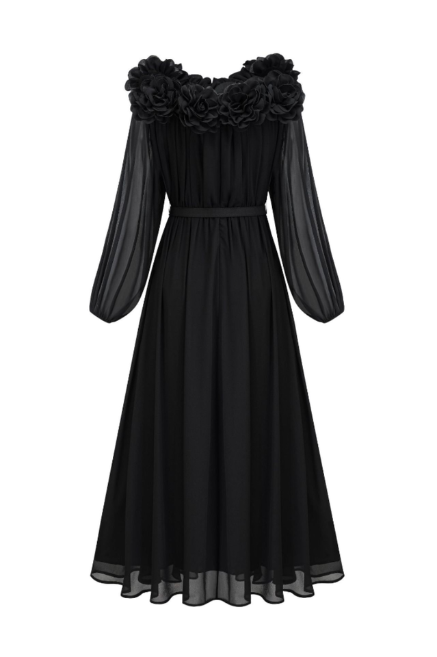 Appliques Maxi Dress | Dress In Beauty