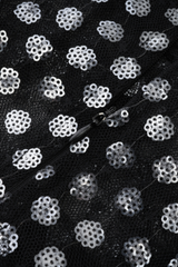 Polka Dot Sequin Embellishment Tulle Dress | Dress In Beauty