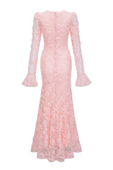 Grace 3D Rose Mermaid Maxi Dress | Dress In Beauty