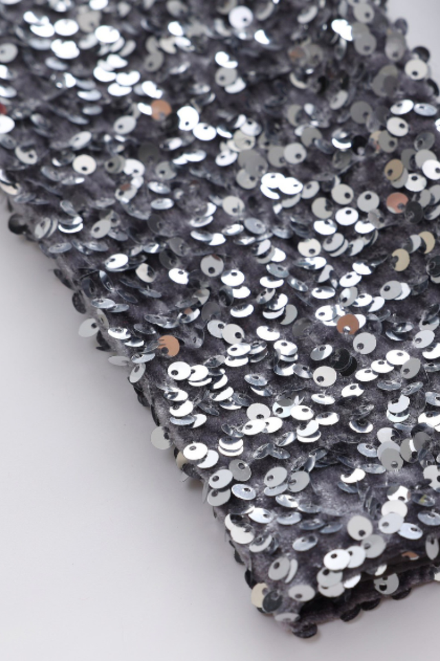 Glamorous Sequin Sleeve Formal Gown | Dress In Beauty