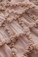 Blush Pink Ruffle Chiffon Maxi Dress | Dress In Beauty